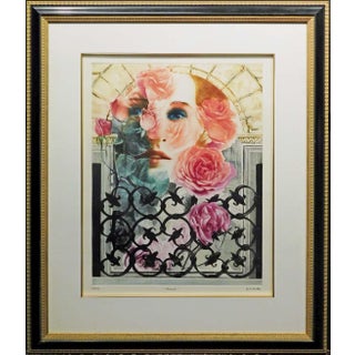 g.h Rothe "Choice" Signed Mezzotint Etching Limited Edition Framed For Sale