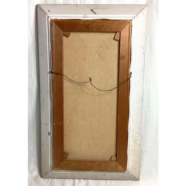 Textile Mid 20th Century French Impressionist Parisian Street Scene Original Painting Signed For Sale - Image 7 of 8