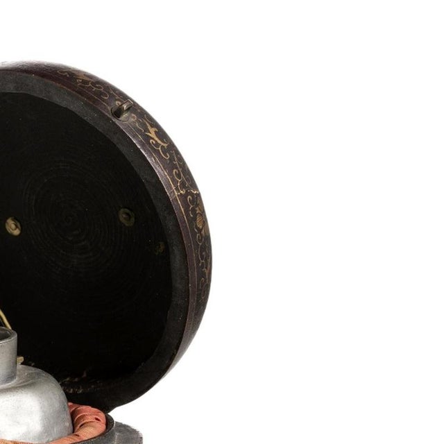 Antique Teapot Box in Lacquer, 1800s For Sale - Image 4 of 6
