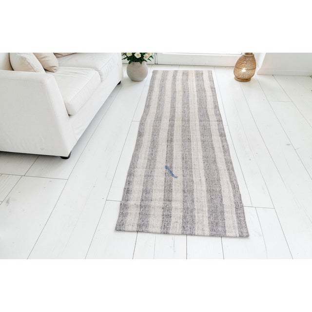 Textile Organic Vintage Anatolian Kilim For Sale - Image 7 of 10