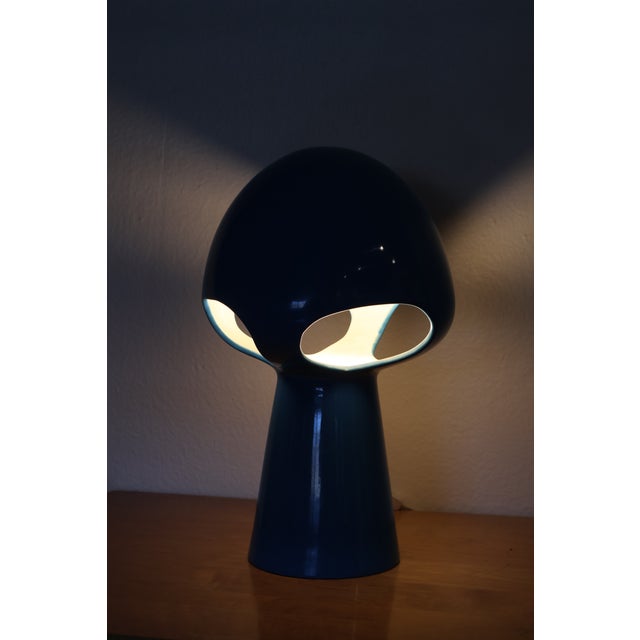 Space Age Ceramic Mushroom Lamp, 1970s For Sale - Image 14 of 16