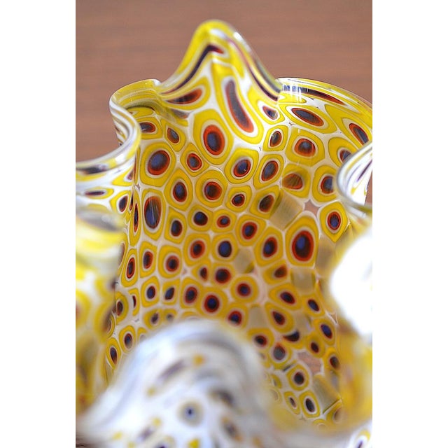 Murano Glass Handkerchief Vase by Venini, 1960s For Sale - Image 14 of 16