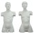 Vintage Man and Woman Porcelain Bust, Sculpture, Italy, 1980s For Sale - Image 13 of 13