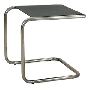 Bauhaus Club Side Table in Metal and Chrome from Fiam