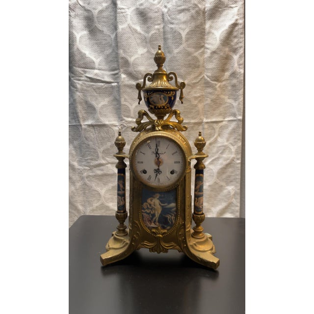 Late 19th Century Imperial 3-Piece Clock Garniture Set. For Sale - Image 5 of 12