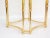 Hollywood Regency Hollywood Regency Brass Side Table For Sale - Image 3 of 12