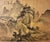 1950s A Pair of Chinese Paintings, Ink and Color on Silk, 20th Century, Signed For Sale - Image 5 of 14