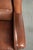 Brown Large Wing Chair in Sheepskin Leather For Sale - Image 8 of 15