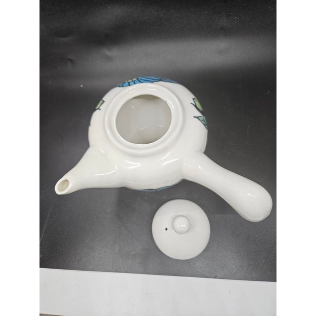 Vintage Kyusu Arabesque Hand Painted Tea/Coffee Pot For Sale - Image 4 of 5