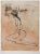 Mid 20th Century Vintage Mid 20th Century Serigraph Portrait of Seated Dancer For Sale - Image 5 of 5