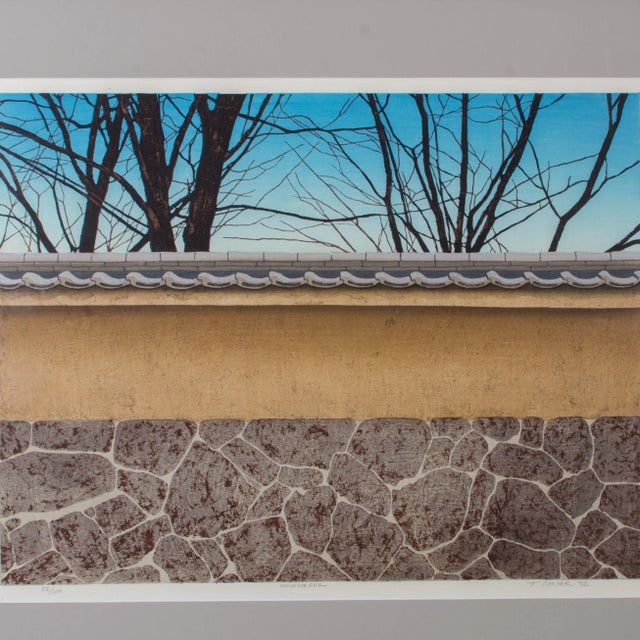 Contemporary 1980s Ted Colyer “November” Woodblock Print For Sale - Image 3 of 9