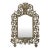 Early 20th Century Rococo Revival Bacchus Cast Brass Wall Mirror For Sale