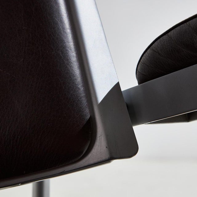 Brown Oscar Lounge Chair by Harri Korhonen for Inno Interior Oy, 1980s For Sale - Image 8 of 18