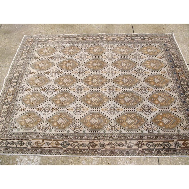 Galerie Shabab Collection Mid-20th Century Persian Afshar Accent Rug For Sale - Image 4 of 6