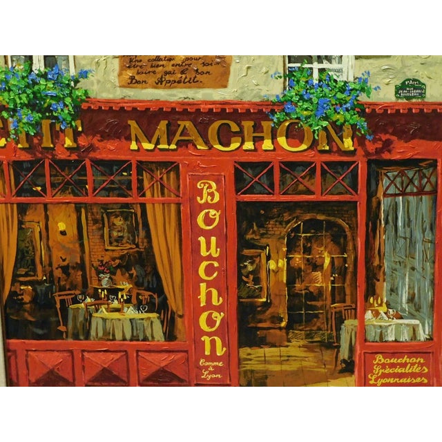 2000 - 2009 Viktor Shvaiko "Autumn in Paris" Framed Canvas Hand Signed Fine Art For Sale - Image 5 of 7