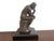 Decorative Bronze Reproduction Sculpture of The Thinker after Auguste Rodin from Hachette For Sale - Image 3 of 12