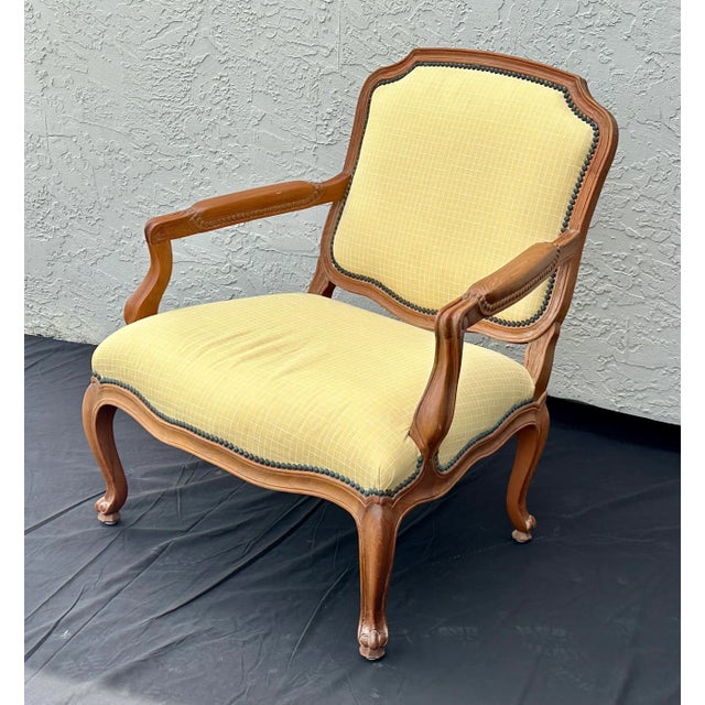 Designed by John Hutton for David Sutherland Furniture, the “Louis Soleil” lounge chair combines classic French Louis XV...