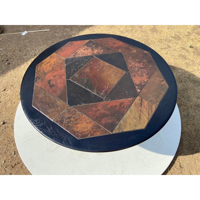 Vintage Modern Brutalist Stone Coffee Table Attributed to Paul Kingma For Sale - Image 16 of 18