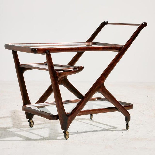 Alder Wood Trolley by Cesare Lacca for Cassina, 1950s For Sale - Image 14 of 14