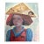 Contemporary Original Female Portrait Painting / Collage For Sale