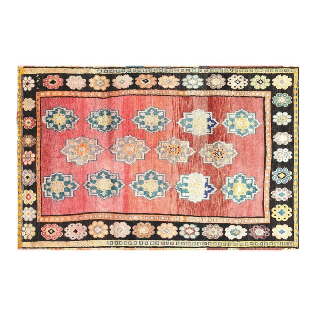 1960s Turkish Oushak Rug For Sale