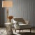 Abstract Arteriors Home Large Serafina Accent Table in Sahara Faux Marble For Sale - Image 3 of 8