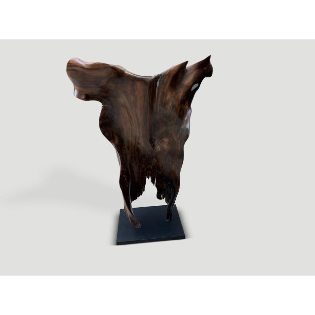 Andrianna Shamaris Rare Ancient Wood Torso For Sale - Image 4 of 5