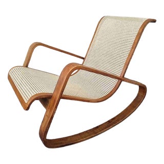 Mid-Century Modern Dondolo Rocking Chair by Luigi Crassevig, 1970s For Sale