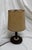 Vintage Rosewood and Leather Table Lamp, 1920s For Sale - Image 3 of 9
