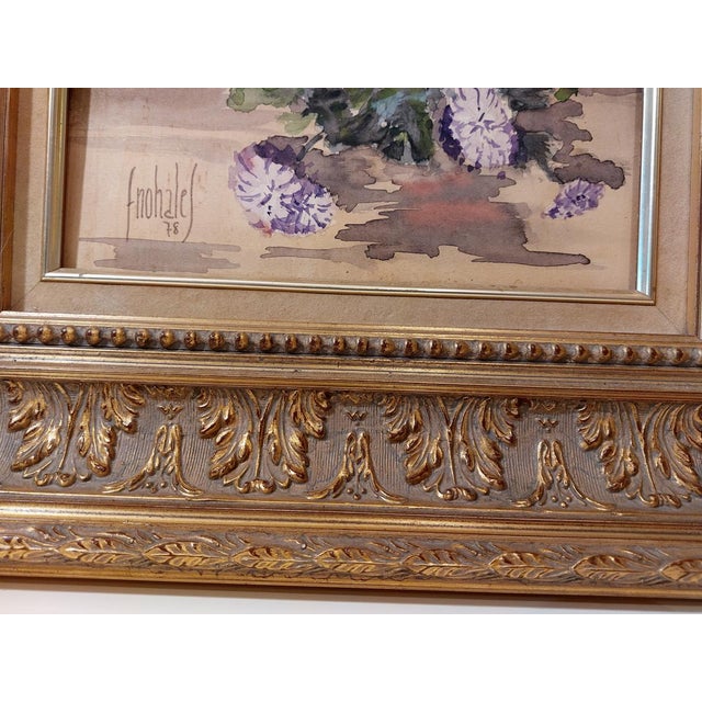 F. Nohales, Still Life, 1978, Oil on Canvas, Framed For Sale - Image 14 of 15