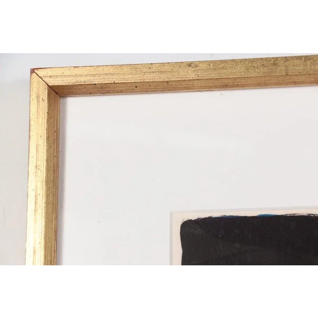 Original Vintage 20th Century Karel Appel Framed Abstract Pencil Signed & Numbered Color Lithograph "Smiling Cat," For Sale - Image 9 of 11