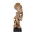Contemporary Abstract Matte Bronze Ceramic Statue For Sale - Image 3 of 7