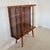 1950s Vintage Art Deco Display Cabinet with Glass Slats in Warm Walnut Veneer, 1950s For Sale - Image 5 of 14