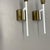 Gio Ponti Brass Tube Theatre Wall Light Sconces in the style of Stilnovo, Italy, 1950, Set of 2 For Sale - Image 4 of 16