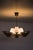 1950s Scandinavian Modern Brass Ceiling Lamp in Gold and White, 1950s For Sale - Image 5 of 10