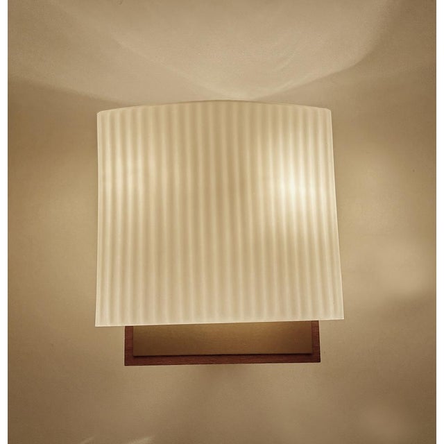 1960s Vintage Danish Glass Sconces, 1960s, Set of 2 For Sale - Image 5 of 18