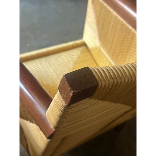 1990s John Hutton for Donghia Merbau Lounge Chairs- A Pair For Sale - Image 10 of 12