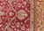 Indian Large Antique Agra Carpet With Floral Design in Tones of Red and Taupe For Sale - Image 3 of 17