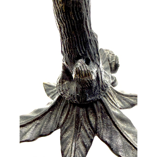 19th Century Pompeiian Bronze Neoclassical Grand Tour Souvenir Oil Lamp Heron For Sale - Image 17 of 17