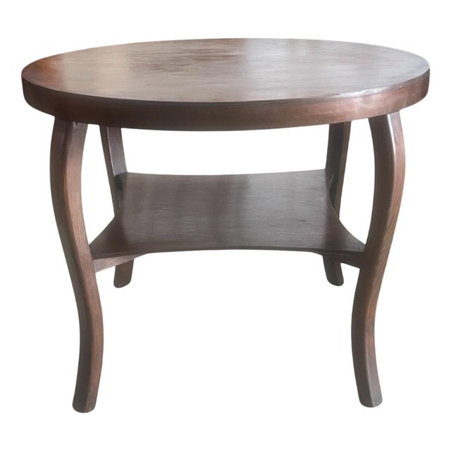 Wood Art Nouveau Table in Dark Wood, Germany, 1930s For Sale - Image 7 of 7