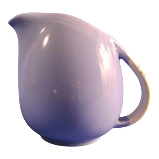 Circa 1945 Halls Craft Pottery Milk Pitcher in Rose Parade For Sale