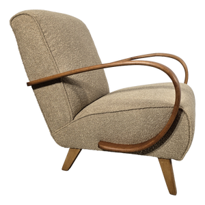 Art Deco Lounge Chair from Jindrich Halabala, 1940s