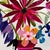 Paradise Flowers - Original Colorful Floral Still Life Mixed Media Collage on Paper For Sale In Los Angeles - Image 6 of 6