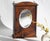 Small Art Deco Dark Wooden Mirror Cabinet, 1920s For Sale - Image 11 of 11