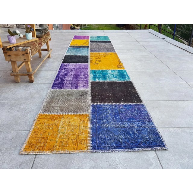 Turkish Home Living Anatolian Vintage Runner For Sale - Image 3 of 10