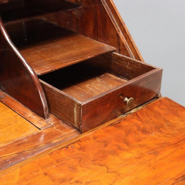 Brown Early 20th Century Walnut Trumeau For Sale - Image 8 of 16