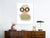 Contemporary Iris with Tortoise Shell Glasses by Melvin G in White Framed Paper, Medium Art Print For Sale - Image 3 of 4