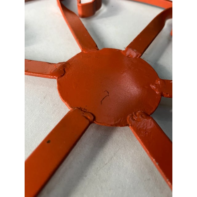 Circle Metal Sculpture For Sale - Image 4 of 4