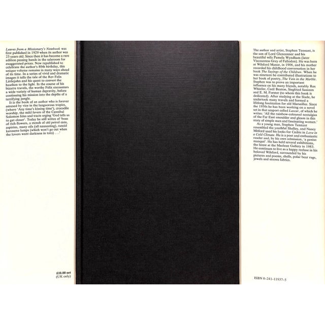 TENNANT, Stephen [80] pp. Hamish Hamilton 1986 10 7/8" x 7" Leaves from a Missionary's Notebook, subtitled 'The Story of...