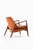 Easy Chair in Leather and Teak by Ib Kofod-Larsen, 1950s For Sale - Image 12 of 14
